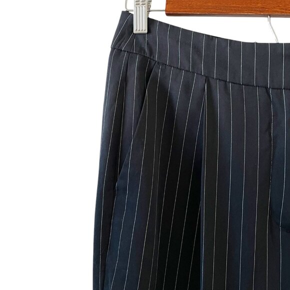 Express NEW Stylist Super High-Rise Pinstripe Ankle Pants Size 8 - Picture 4 of 15